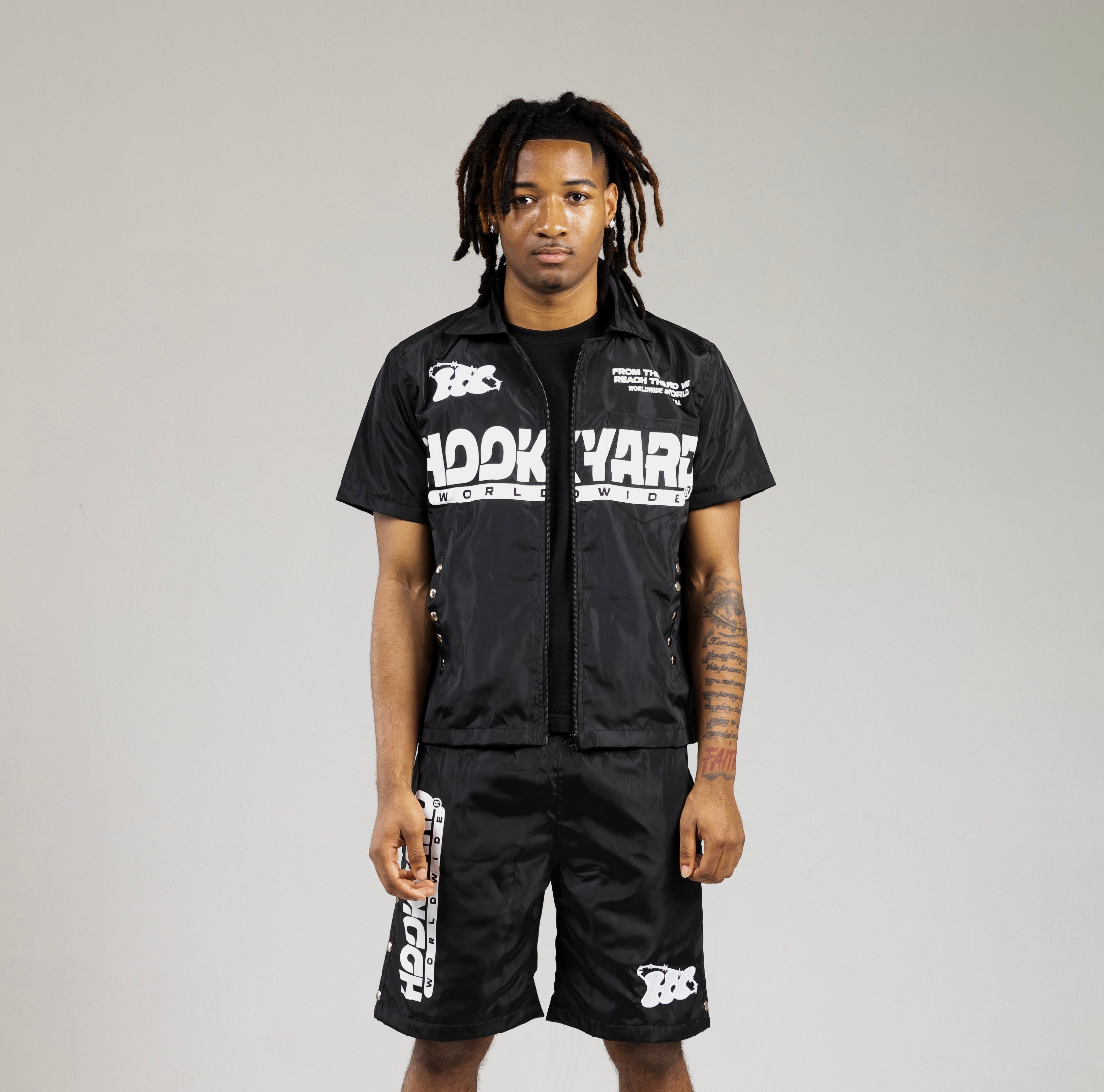 HOOKYARD Nylon Short Set